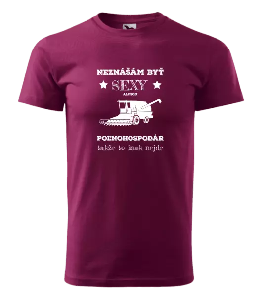 Pánske tričko Neznášám byť sexy, ale som poľnohospodár