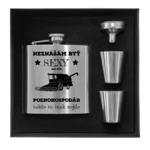 Ploskačka v krabičke Neznášám byť sexy, ale som poľnohospodár