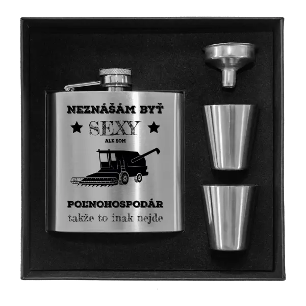 Ploskačka v krabičke Neznášám byť sexy, ale som poľnohospodár