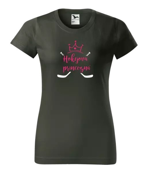Dámske tričko Hokejová princezná