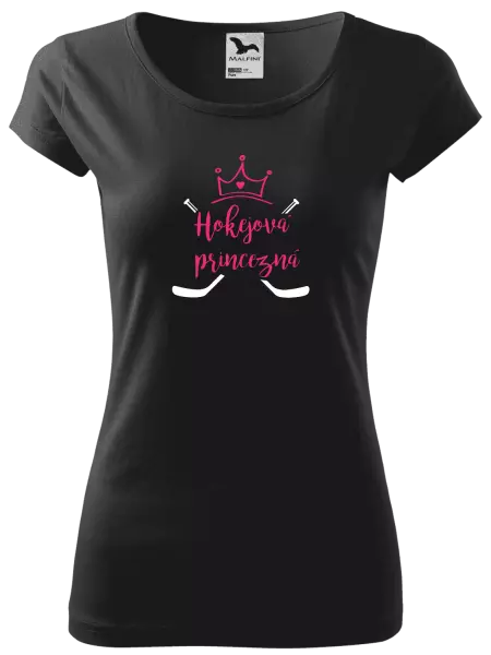 Dámske tričko Hokejová princezná