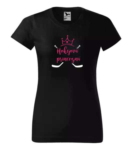 Dámske tričko Hokejová princezná