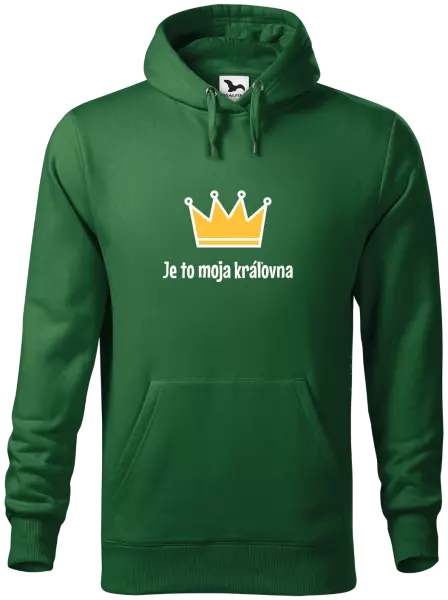 Pánska mikina Je to moja kráľovna