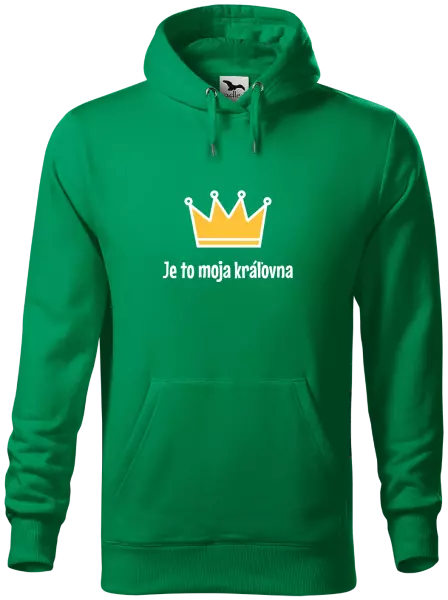 Pánska mikina Je to moja kráľovna