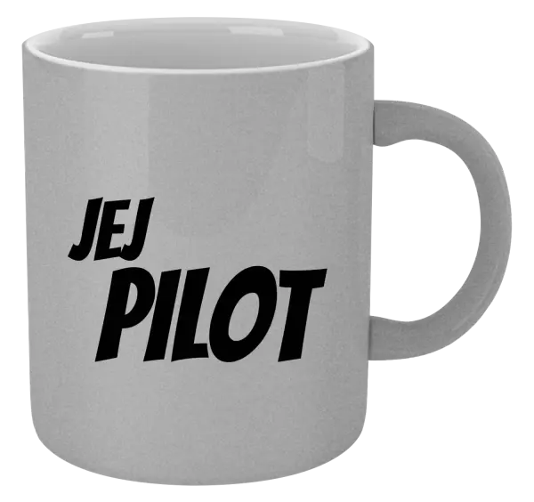 Hrnček metalický Jej pilot