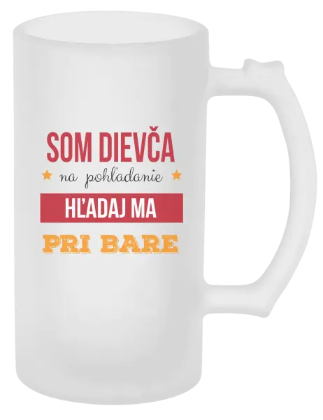 Polliter Som dievča na pohľadanie, hľadaj ma pri bare