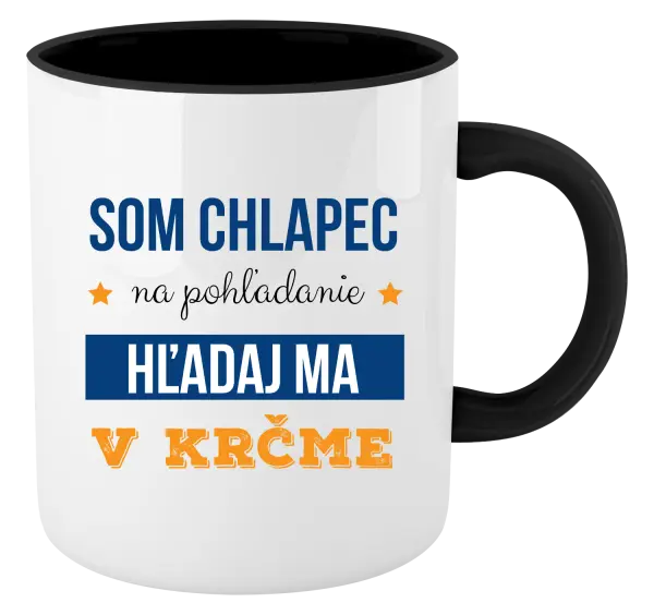 Hrnček  Som chlapec na pohľadanie, hľadaj ma v krčme