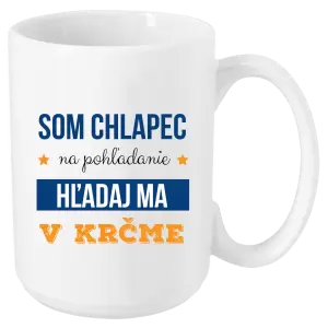 Hrnček Som chlapec na pohľadanie, hľadaj ma v krčme