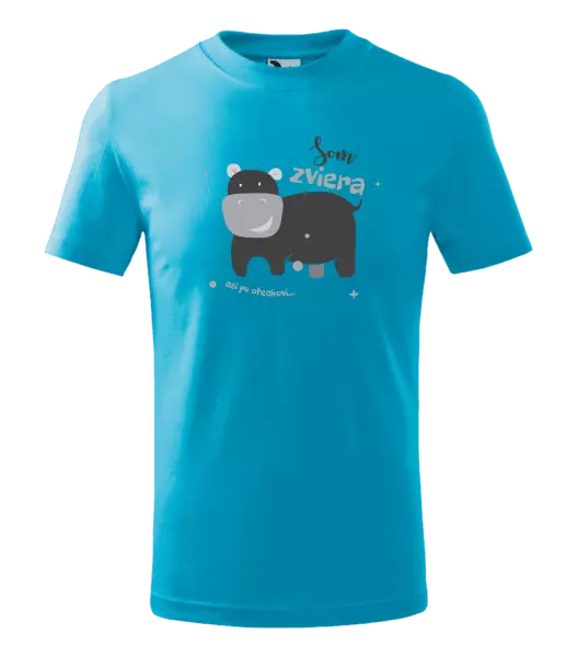 Detské tričko Som zviera po oteckovi