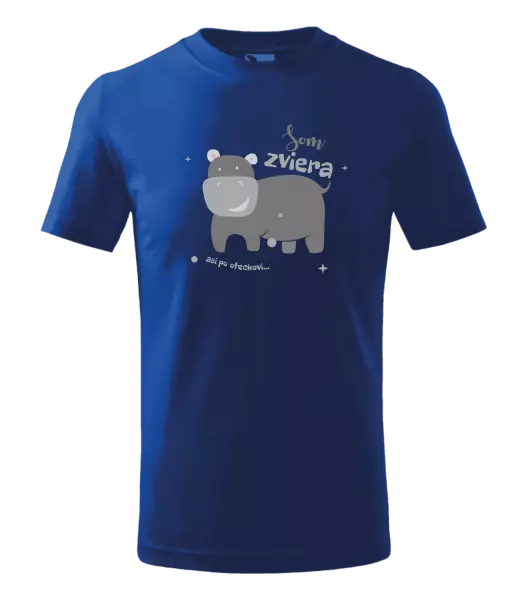 Detské tričko Som zviera po oteckovi