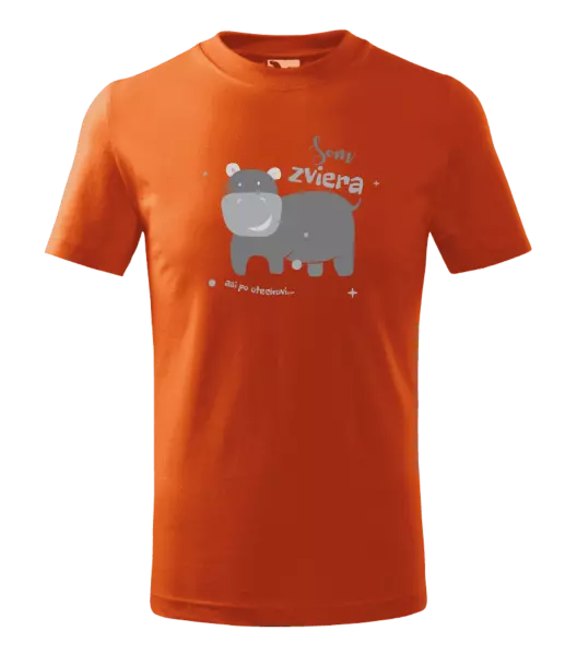 Detské tričko Som zviera po oteckovi