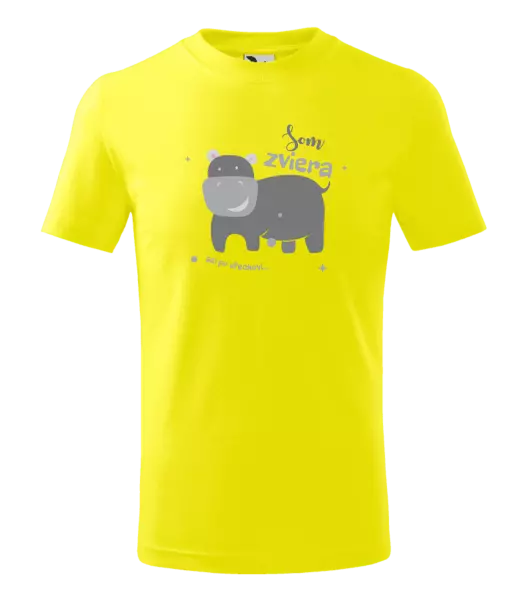 Detské tričko Som zviera po oteckovi