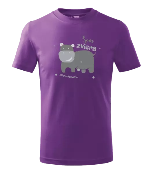 Detské tričko Som zviera po oteckovi
