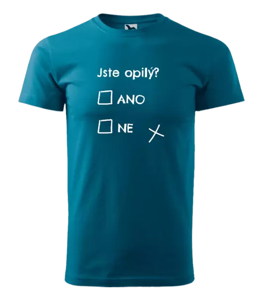 Pánské tričko Jste opilý? Ano x ne