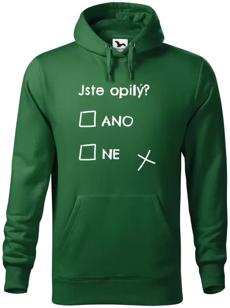 Pánská mikina Jste opilý? Ano x ne
