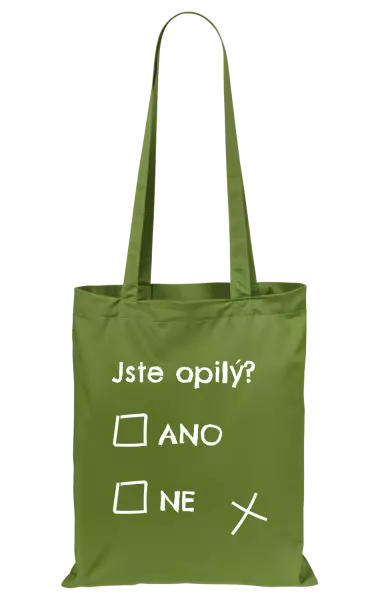 Látková taška Jste opilý? Ano x ne