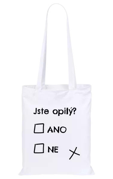 Látková taška Jste opilý? Ano x ne