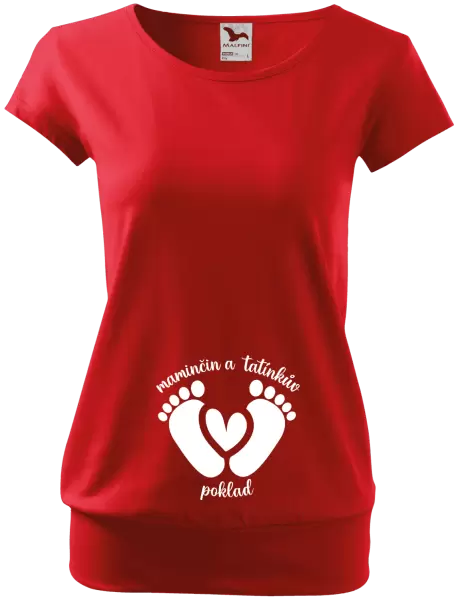 Těhotenské tričko Maminčin a tatínkův poklad