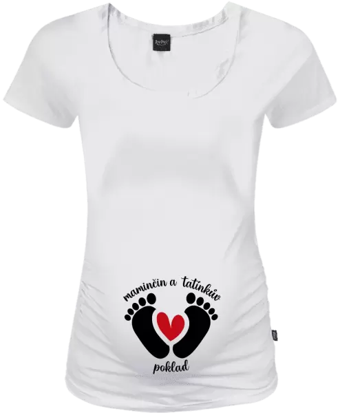 Těhotenské tričko Maminčin a tatínkův poklad