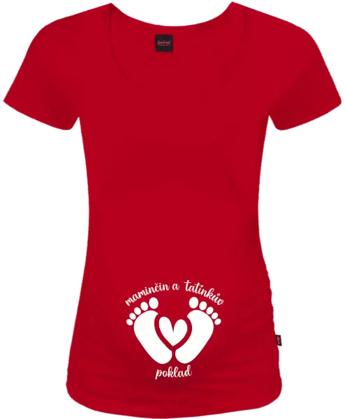 Těhotenské tričko Maminčin a tatínkův poklad