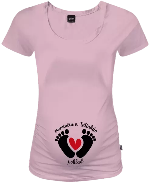 Těhotenské tričko Maminčin a tatínkův poklad