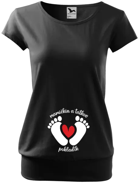 Tehotenské tričko Mamičkin a tatkov pokladík