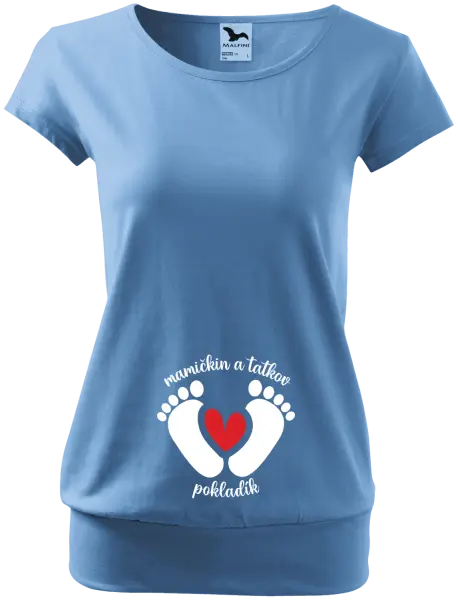 Tehotenské tričko Mamičkin a tatkov pokladík