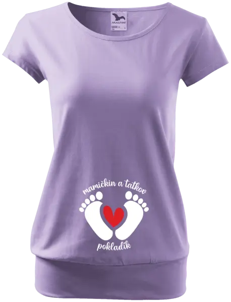 Tehotenské tričko Mamičkin a tatkov pokladík