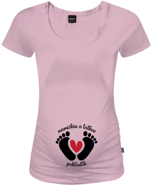 Tehotenské tričko Mamičkin a tatkov pokladík