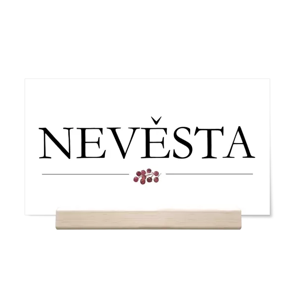 Papírová jmenovka MARIANA