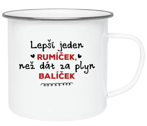 Plecháček Lepší jeden rumíček, než dát za plyn balíček