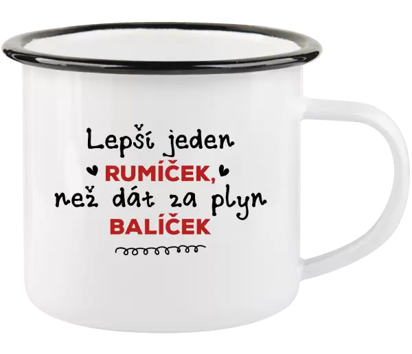 Plecháček Lepší jeden rumíček, než dát za plyn balíček