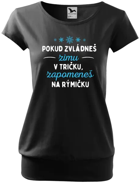 Dámské tričko Zima v tričku