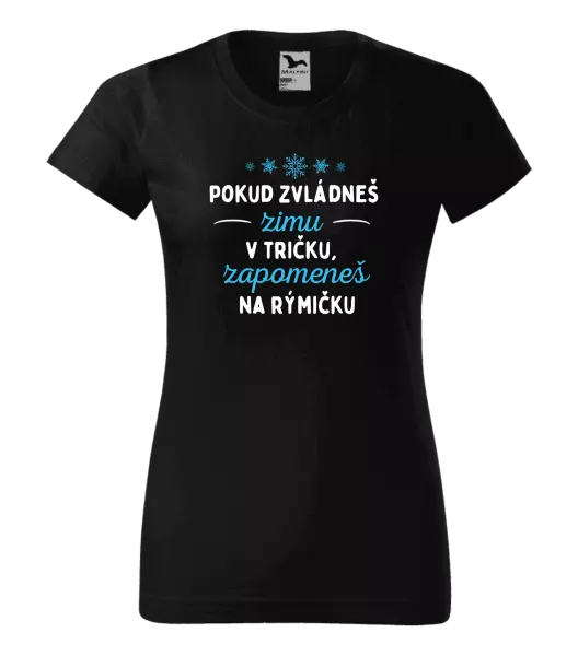 Dámské tričko Zima v tričku