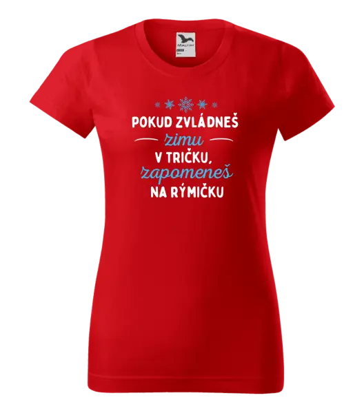 Dámské tričko Zima v tričku