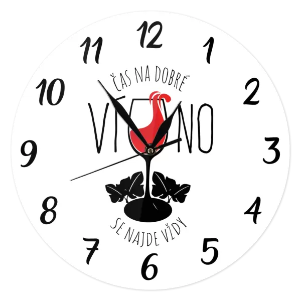 Hodiny Čas na víno