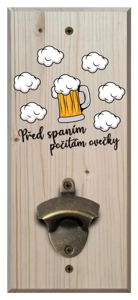 Nástěnný otvírák Počítám ovečky