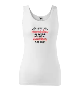 Dámské tílko Stát se babičkou je dar