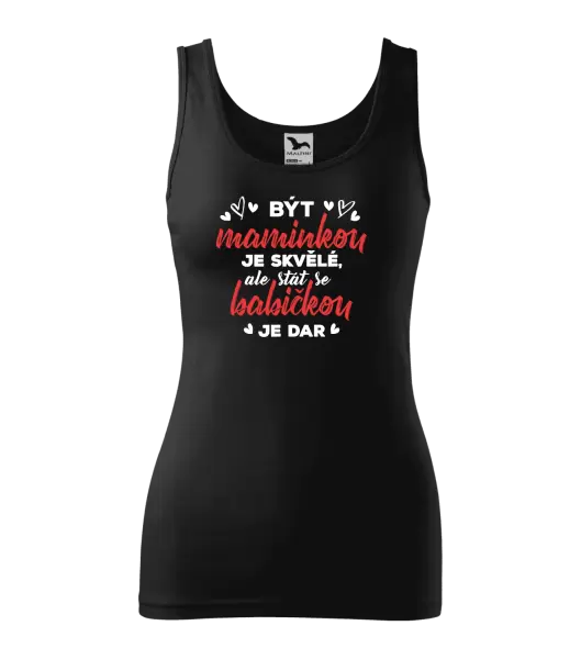 Dámské tílko Stát se babičkou je dar