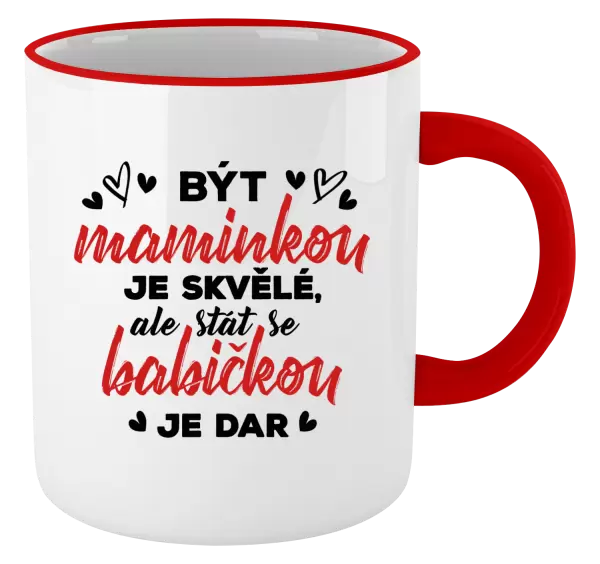 Hrnek Stát se babičkou je dar