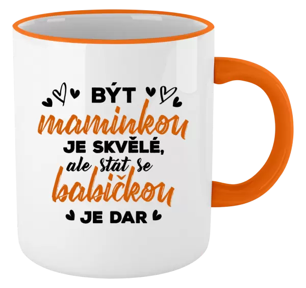 Hrnek Stát se babičkou je dar