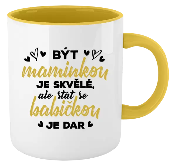 Hrnek Stát se babičkou je dar