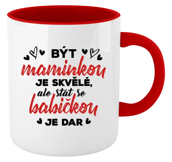 Hrnek Stát se babičkou je dar