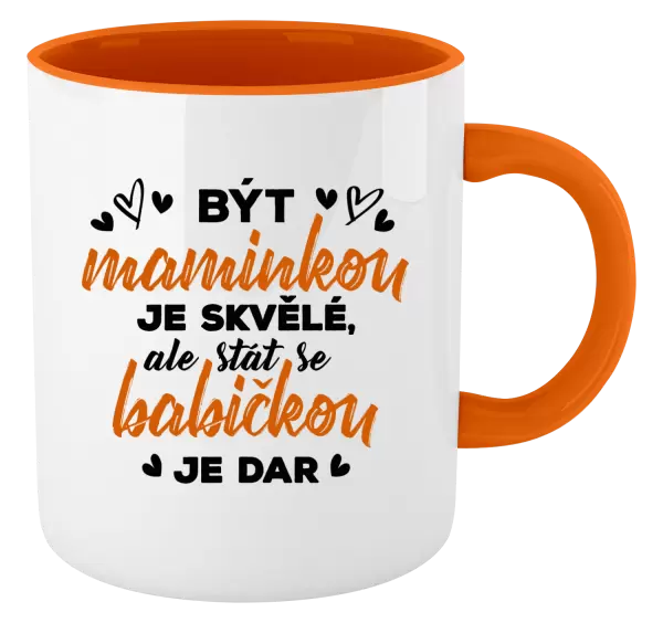 Hrnek Stát se babičkou je dar