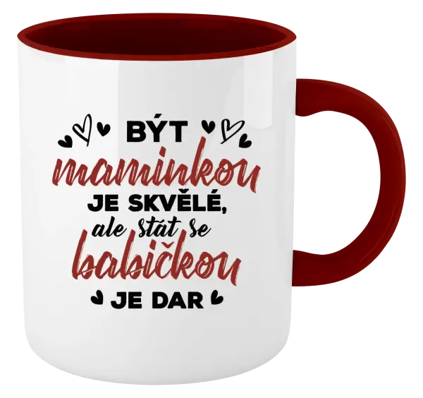 Hrnek Stát se babičkou je dar