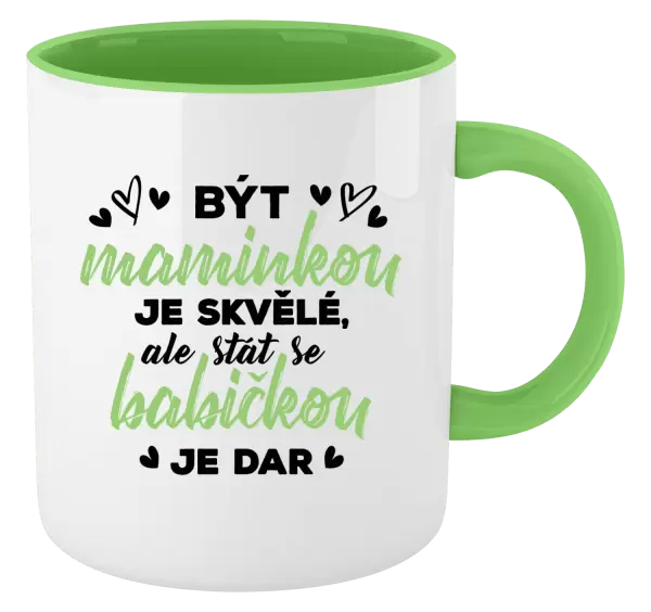 Hrnek Stát se babičkou je dar