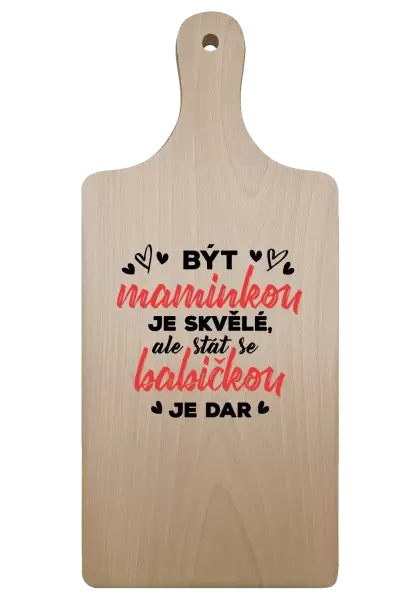 Prkénko Stát se babičkou je dar