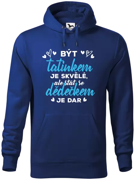 Pánská mikina Stát se dědečkem je dar