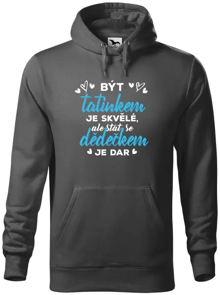 Pánská mikina Stát se dědečkem je dar 