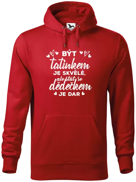 Pánská mikina Stát se dědečkem je dar